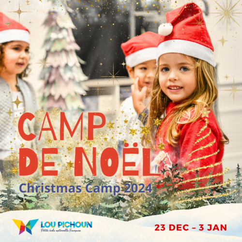 Kids French Christmas camp Hong Kong Lou Pichoun 2024